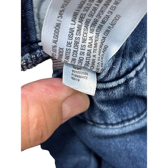 Oshkosh Bib Overalls Denim Stretchy Ruffles Girls Size 5T - Picture 4 of 5